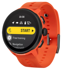 Suunto Run Coral Orange Silicone Strap