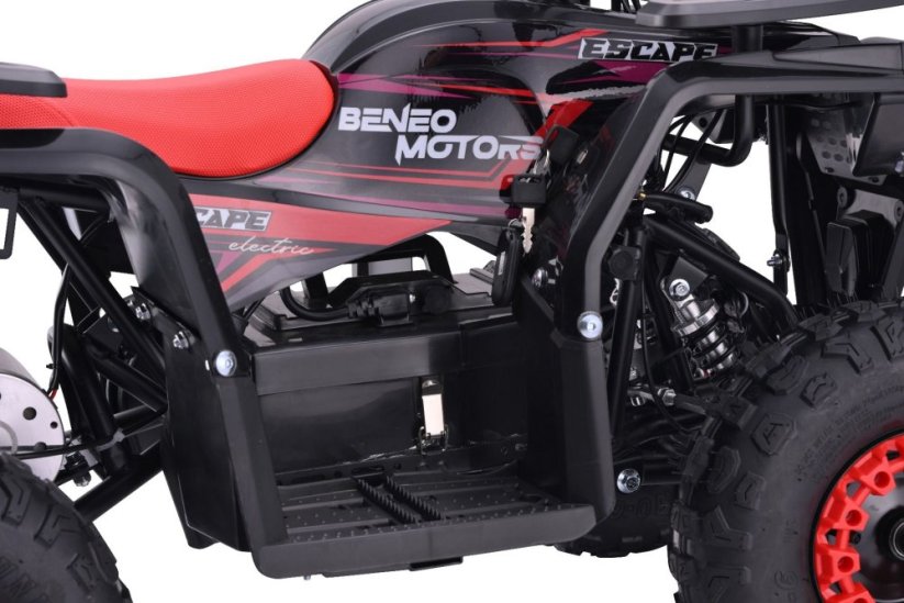 Elektrická čtyřkolka pro děti Beneo Motors ESCAPE-Electric červená - 800W