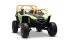 Elektrická buggy Arctic CAT XXL 4x4 24V, zelená, dvoumístná, Měkká EVA kola, Výkonné motory, Lithiová baterie, MP3 přehrávač s Bluetooth, Odpružená zadní náprava, Koženková sedadla, Originální licence