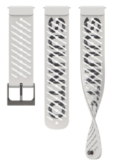 Suunto 22mm Athletic 5 Silicone Strap Pearl White S+M