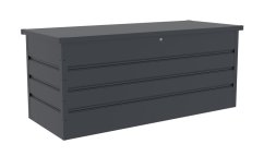 Záhradný box G21 Denver 770 L, antracitový plechový
