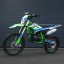Pitbike Leramotors By Apollo Thunder 300cc 21/18 zelená