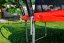 Trampolína G21 SpaceJump 305 cm, červená, s ochrannou sieťou + schodíky zadarmo