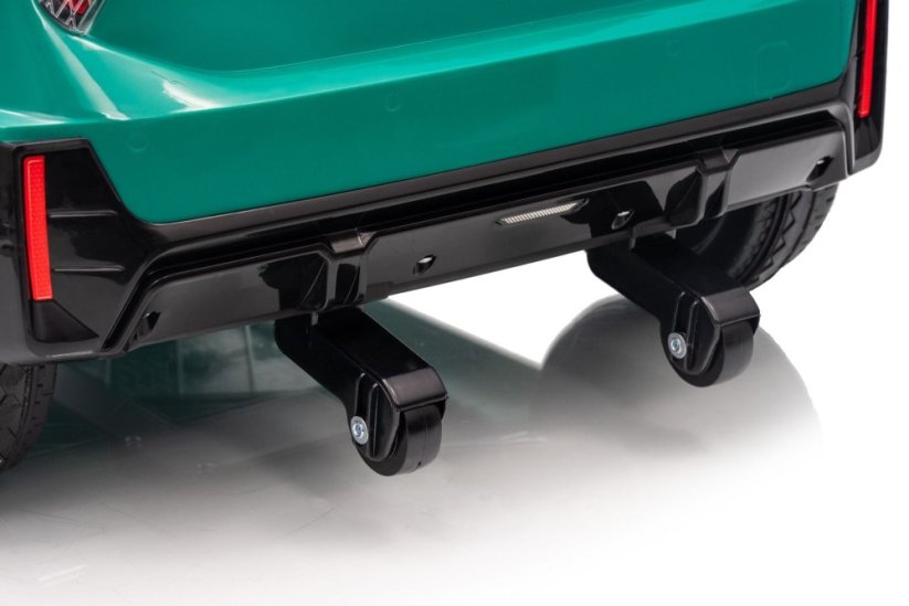 Beneo Elektrické auto BMW Mini Cooper 12V, zelené, USB vstup s Bluetooth připojením na MP3 přehrávač, 2,4GHz dálkové ovládání, 2 x 25W motor, lithiová baterie, LED světla, ORIGINÁLNÍ licence