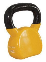 Kettlebell litinový ve vinylu Tunturi 6 kg žlutý