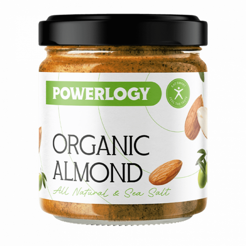 Powerlogy Organic Almond Butter 330 g