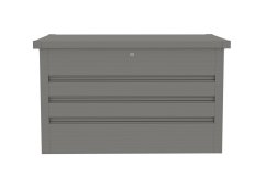 Záhradný box G21 Denver 280 L, metalický šedý plechový