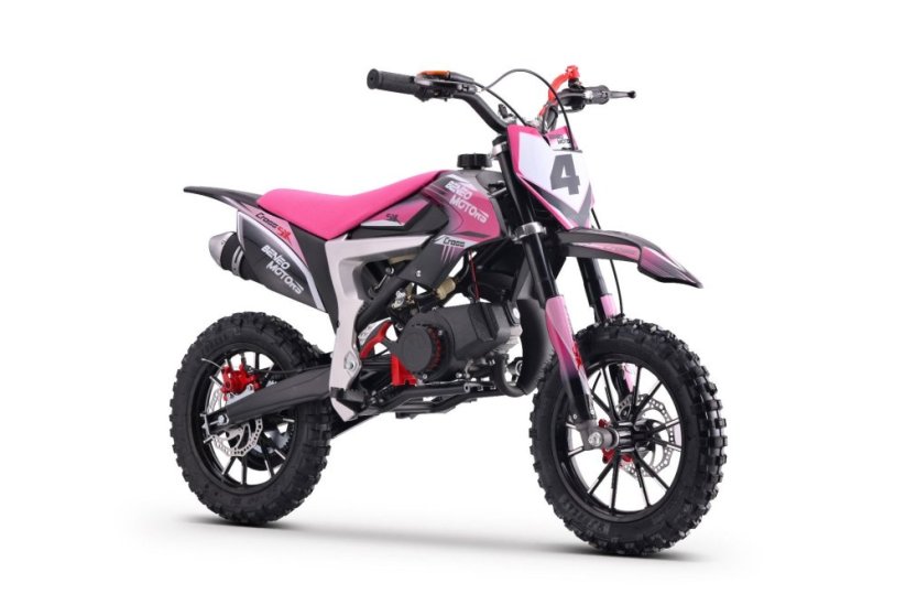 Benzínová motorka pre deti Beneo Motors CROSS SX ružová - 50cm3