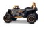 Elektrická buggy Arctic CAT XXL 4x4 24V, šedá, dvoumístná, měkká EVA kola, výkonné motory, lithiová baterie, MP3 přehrávač s Bluetooth, odpružená zadní náprava, koženková sedadla, originální licence