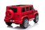 Beneo Elektrické autíčko Mercedes G500 12V, červené, 2,4 GHz diaľkové ovládanie, USB / SD Vstup, odpruženie, Lítiová batéria, LED svetlá, ORIGINÁL licencia