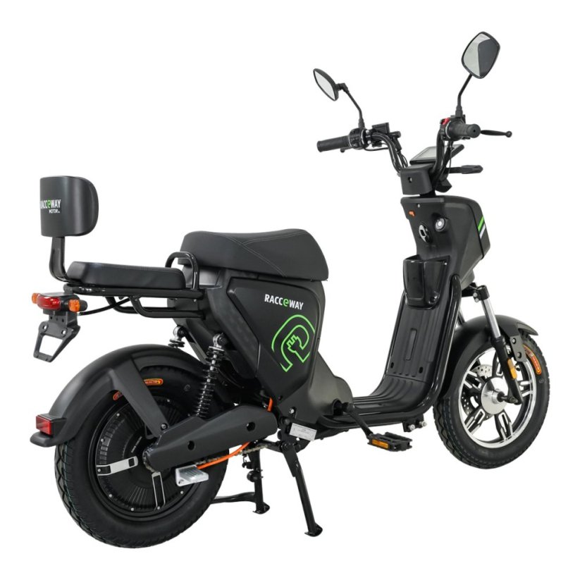 Elektroskúter RACCEWAY® PAREZ 25, bez VP, bez batérie, čierny