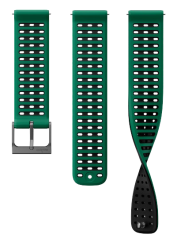 Suunto 22mm Athletic 9 Silicone Strap Sage Green S+M