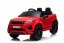 Beneo Elektrické autíčko Range Rover Evoque Jednomiestne Kožené sedadlá MP3 Prehrávač s prípojkou USB/SD Pohon 4x4 Batéria 12V10AH EVA kolesá Odpružené nápravy Kľúčové trojpolohové št červená