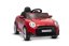 Beneo Elektrické auto BMW Mini Cooper 12V, červené, USB vstup s Bluetooth připojením na MP3 přehrávač, 2,4GHz dálkové ovládání, 2 x 25W motor, lithiová baterie, LED světla, ORIGINÁLNÍ licence