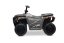 Elektrická čtyřkolka Beneo Arctic Cat 12V se zadním pohonem, šedá, LED světla, lithiová baterie, 2 x 25W motor, originální licence