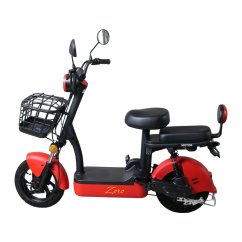 Elektrický skútr RACCEWAY® ZORO 350 W 12 Ah, červený