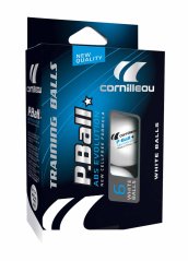 Loptičky Cornilleau P-ball* 40+ Evolution ABS, x6 biela