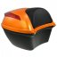 Zadní kufr k elektroskútru RACCEWAY® E-BABETA®, oranžový-matný