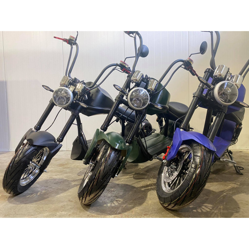 Elektrická koloběžka Lera Scooters C8 2000W modrá