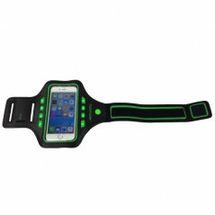Pouzdro na mobil na ruku Tunturi Led Phone žlutá
