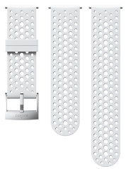 Suunto 24MM ATHLETIC 1 SILICONE STRAP WHITE STEEL
