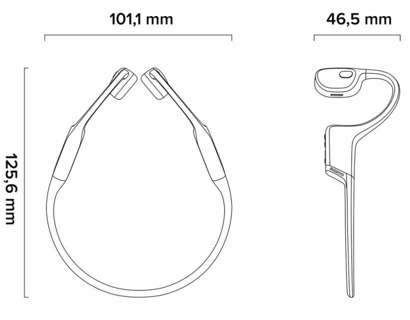 Sluchátka Suunto Sonic Black