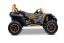 Elektrická buggy Arctic CAT XXL 4x4 24V, šedá, dvoumístná, měkká EVA kola, výkonné motory, lithiová baterie, MP3 přehrávač s Bluetooth, odpružená zadní náprava, koženková sedadla, originální licence
