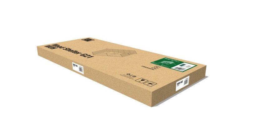 Prístrešok na drevo G21 WOH 682 - 302 x 119 cm, šedý