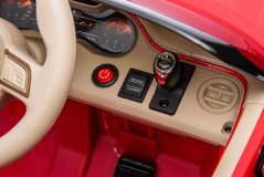 Elektrické autíčko Bentley Bacalar 12V, červené, Dvere otvárajúce sa nahor, 2.4 GHz diaľkové ovládanie, LED svetlá, USB/Aux Vstup, Odpruženie, Lítiová batéria, 2 X 25W motor, ORIGINÁL licencia