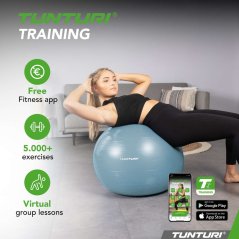 Gymnastický míč Tunturi zesílený 75 cm světle modrý