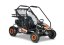 Benzínový kočárek pro děti Beneo Motors BUGGY RSX XL oranžový - 212cm3