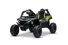 Elektromobil Kawasaki TERYX KRX 1000 12V, černý, jednomístný, zadní odpružení, dálkové ovládání 2,4 Ghz, lithiová baterie, 2 x 25W motory, MP3 s USB/AUX