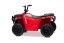 Elektrická čtyřkolka Beneo Arctic Cat 12V se zadním pohonem, červená, LED světla, lithiová baterie, 2 x 25W motor, originální licence