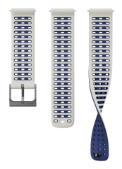 Suunto 22mm Athletic 9 Silicone Strap Feather Gray S+M