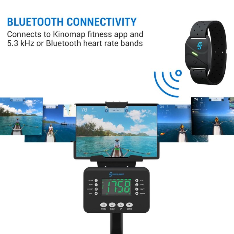 Capital Sports Helios, magnetický veslovací trenažér