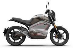 Elektrický motocykl Super Soco TC Wanderer single battery šedý