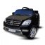 Beneo Elektrické autíčko Mercedes-Benz ML350, Plastové sedátko, odpružené nápravy, USB/SD Vstup, Baterie 12V, 2X MOTOR, černé, ORGINAL licence