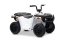 Elektrická štvorkolka Beneo Arctic Cat 12V so zadným pohonom, biela, LED svetlá, Lítiová batéria, 2 x 25W motor, Originál Licencia