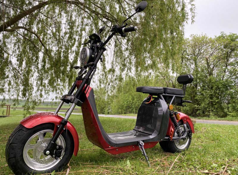 Elektrická koloběžka Lera Scooters C2 2000W červená