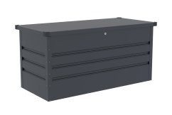 Záhradný box G21 Denver 280 L, antracitový plechový