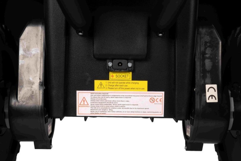 Elektrická čtyřkolka Beneo Arctic Cat 12V se zadním pohonem, černá, LED světla, lithiová baterie, 2 x 25W motor, originální licence