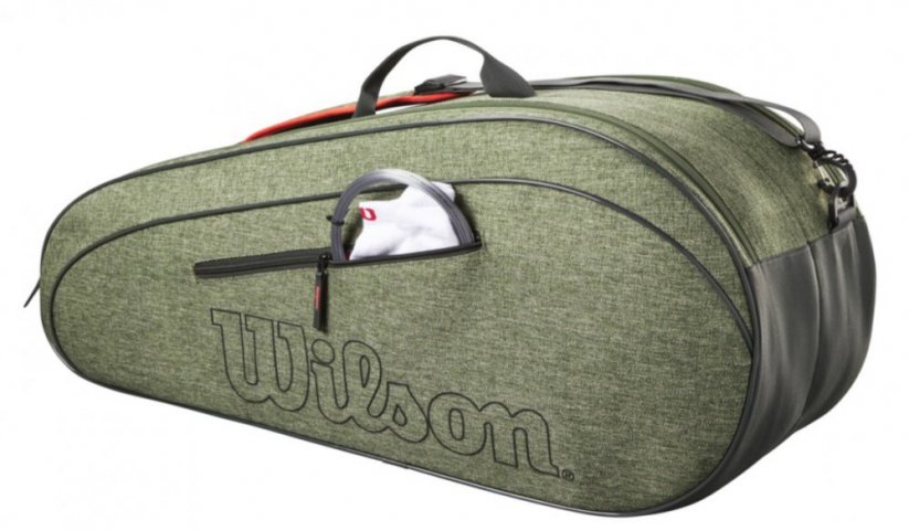 Tenisová taška Wilson Team 6 Pack heather green