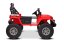 Elektrické autíčko Beneo Motors OFFRIDE 4x4² Dvoumístné 12V, červené, MP3 Přehrávač s USB/AUX vstupem, Pohon 4x4, Lithiová Baterie, EVA kola s odpružením, Dálkový ovladač, LED Světla