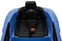 Beneo Elektrické autíčko Audi RS E-tron GT 12V, modré, široké jednomiestne sedadlo, 2,4 GHz diaľkové ovládanie, USB / AUX Vstup, Bluetooth, Odpruženie, Lítiová batéria, LED svetlá, 2 X 25W Motor, ORIGINÁL licencia