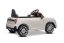 Beneo Elektrické autíčko BMW Mini Cooper 12V, biele, USB Vstup s Bluetooth pripojením na MP3 Prehrávači, 2,4 GHz diaľkové ovládanie, 2 x 25W Motor, Lítiová batéria, LED svetlá, ORIGINAL licencia