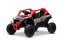 Elektrické autíčko Kawasaki TERYX KRX 1000 12V, červené, jednomiestne, odpružená zadná náprava, 2,4 Ghz diaľkové ovládanie, Lítiová batéria, 2 x 25W Motory, MP3 s USB/AUX,