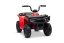 Elektrická čtyřkolka Beneo Arctic Cat 12V se zadním pohonem, červená, LED světla, lithiová baterie, 2 x 25W motor, originální licence