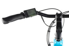 Mestský elektrobicykel Leader Fox Induktora 2023 svetlo modrá