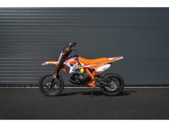 Pitbike Leramotors By Apollo Thunder 125 Poloautomat 14/12 E-Start oranžová