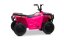 Elektrická čtyřkolka Beneo Arctic Cat 12V se zadním pohonem, růžová, LED světla, lithiová baterie, 2 x 25W motor, originální licence